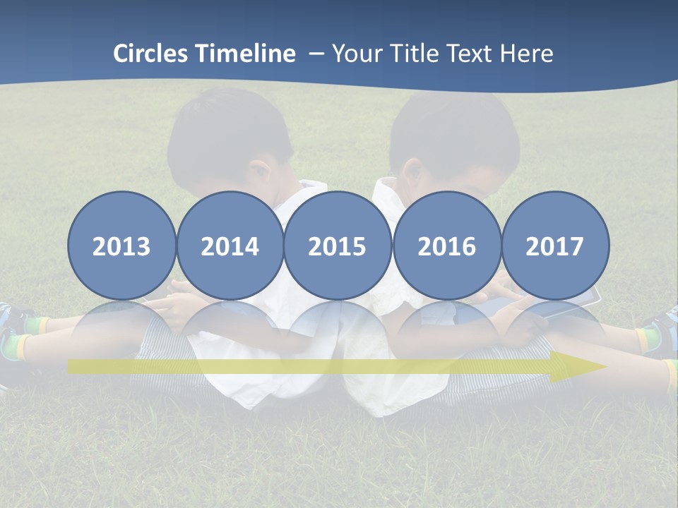 Group Schoolboy Lifestyle PowerPoint Template