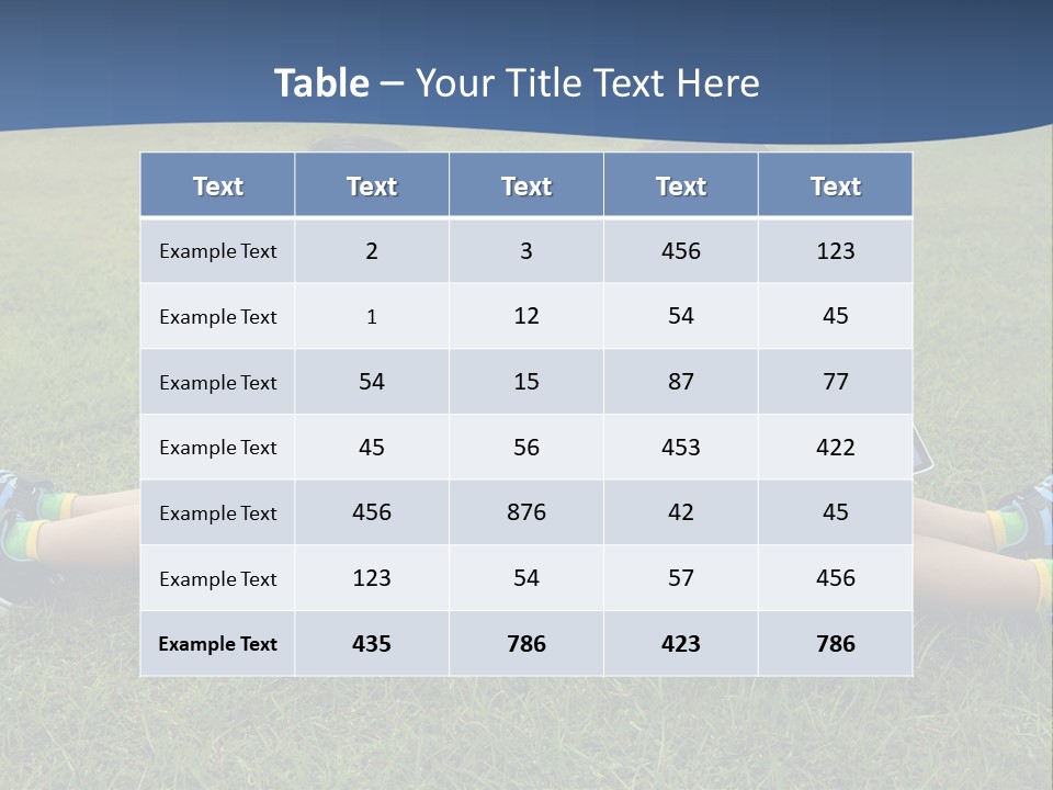 Group Schoolboy Lifestyle PowerPoint Template