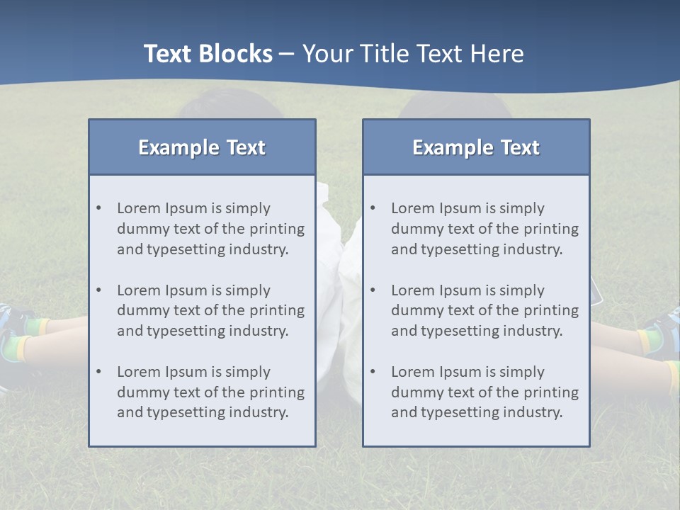 Group Schoolboy Lifestyle PowerPoint Template