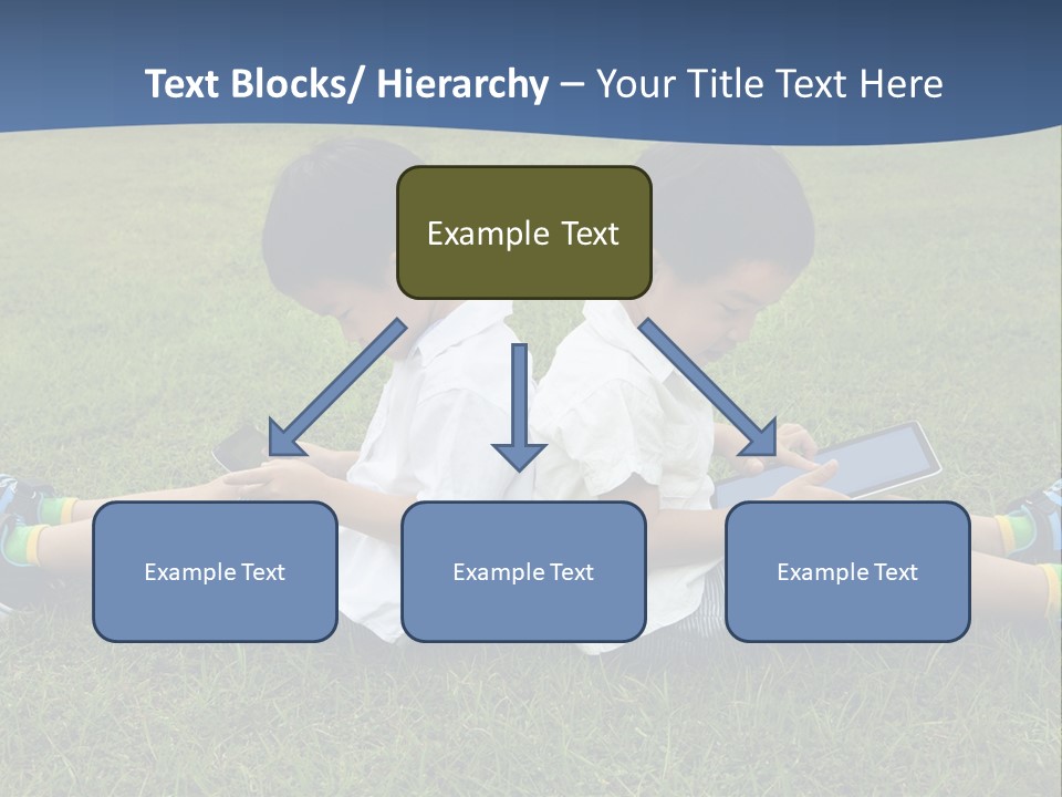 Group Schoolboy Lifestyle PowerPoint Template