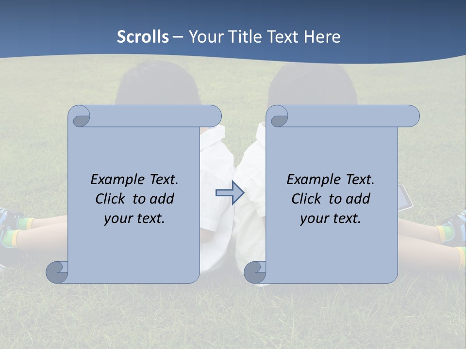 Group Schoolboy Lifestyle PowerPoint Template