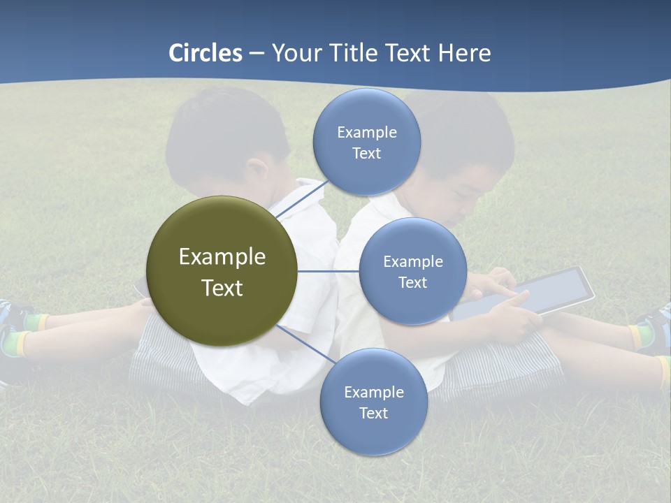 Group Schoolboy Lifestyle PowerPoint Template