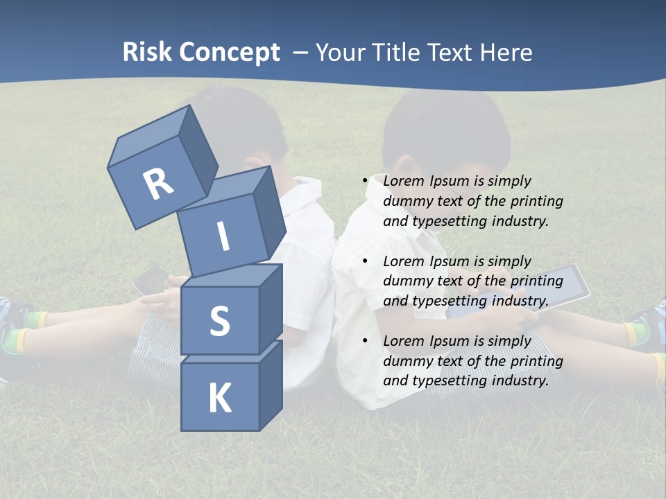 Group Schoolboy Lifestyle PowerPoint Template