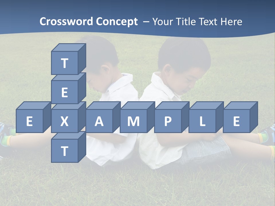 Group Schoolboy Lifestyle PowerPoint Template