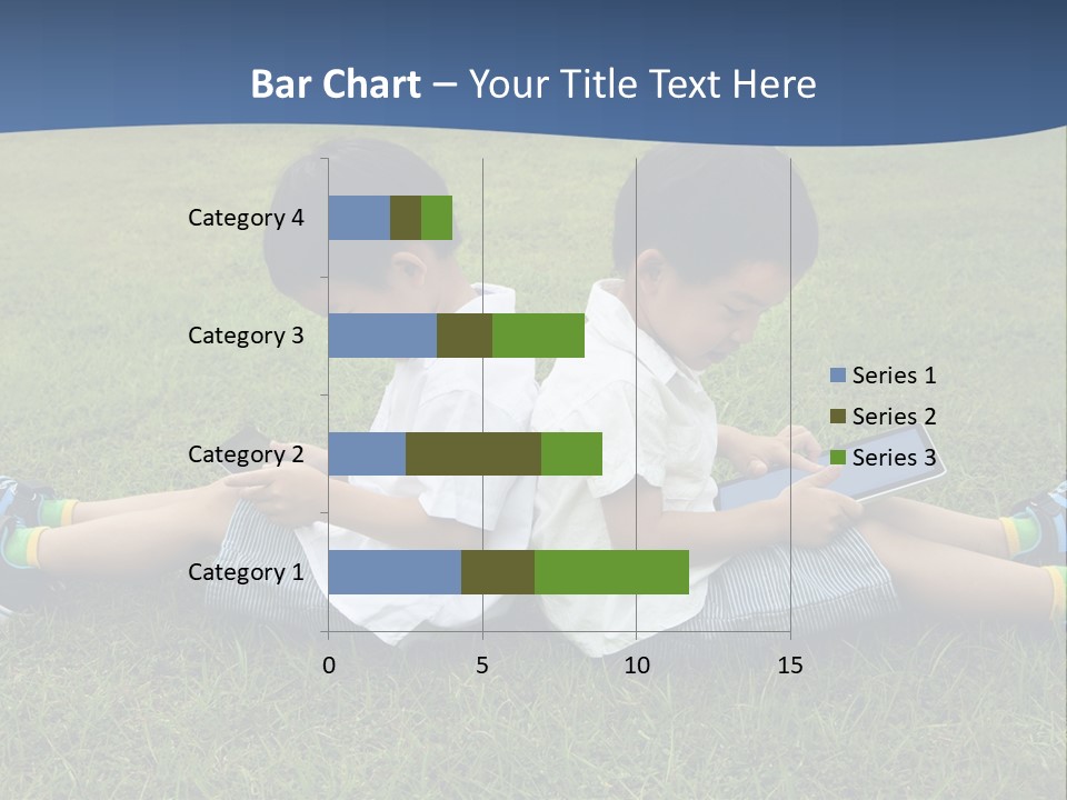 Group Schoolboy Lifestyle PowerPoint Template