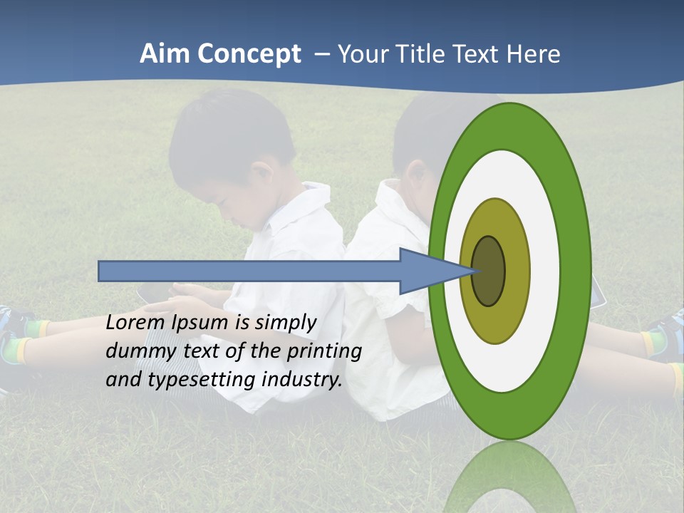 Group Schoolboy Lifestyle PowerPoint Template