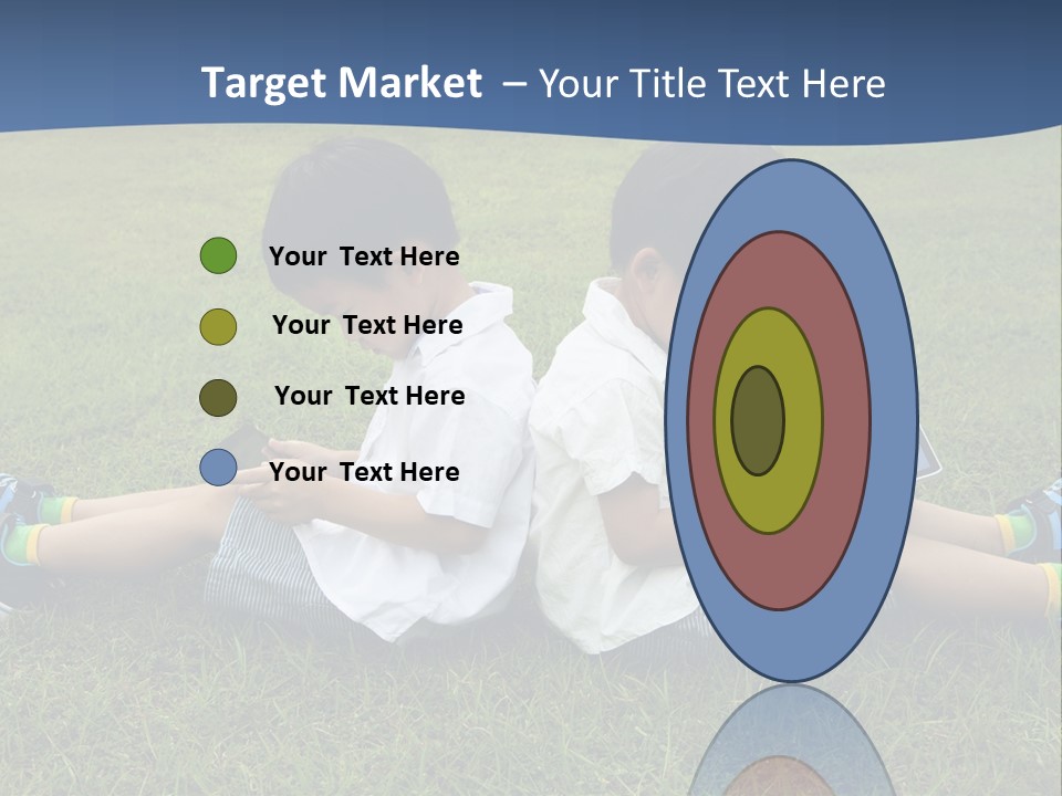 Group Schoolboy Lifestyle PowerPoint Template