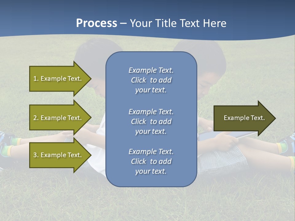 Group Schoolboy Lifestyle PowerPoint Template