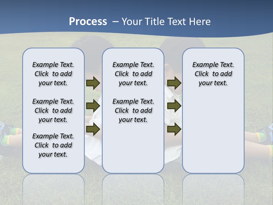 Group Schoolboy Lifestyle PowerPoint Template