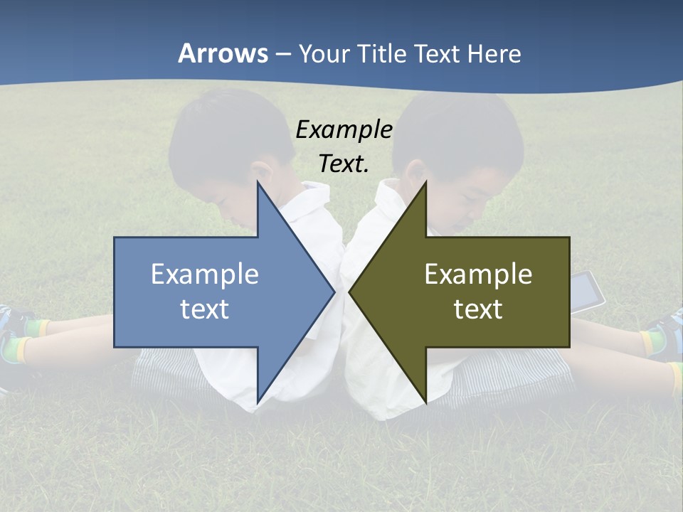 Group Schoolboy Lifestyle PowerPoint Template