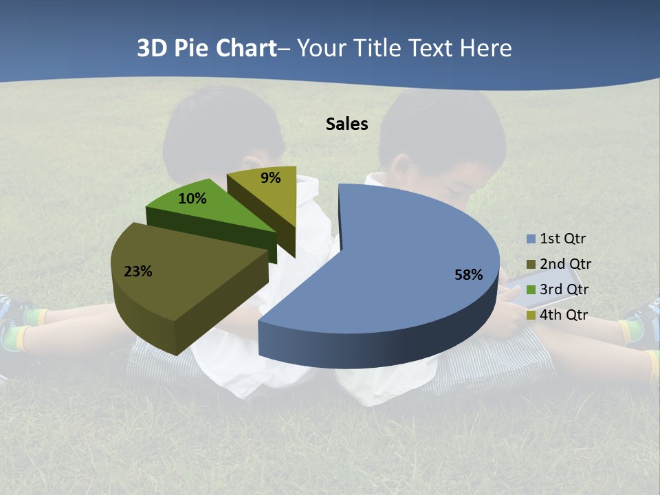Group Schoolboy Lifestyle PowerPoint Template