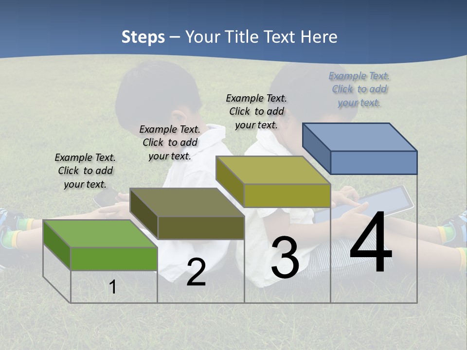 Group Schoolboy Lifestyle PowerPoint Template