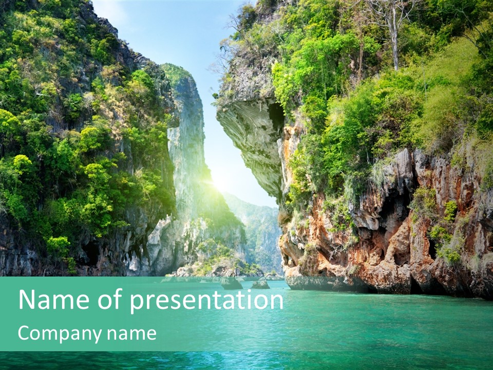 Nobody Beautiful Wave PowerPoint Template