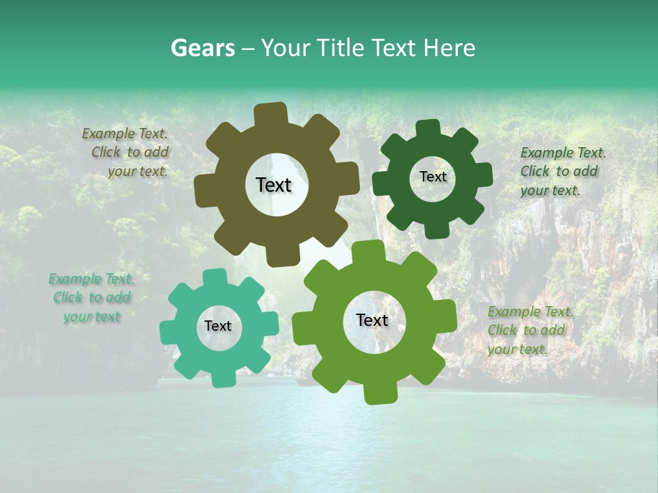 Nobody Beautiful Wave PowerPoint Template