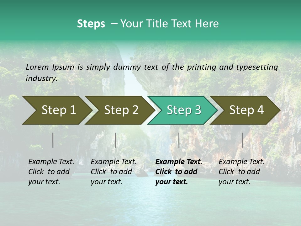 Nobody Beautiful Wave PowerPoint Template