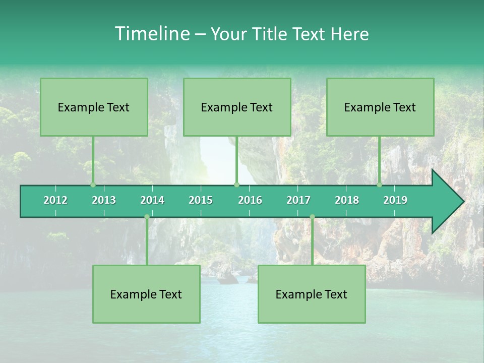 Nobody Beautiful Wave PowerPoint Template