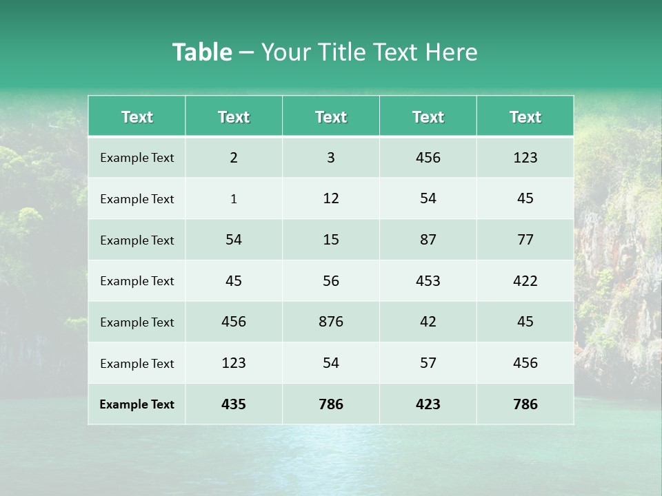 Nobody Beautiful Wave PowerPoint Template