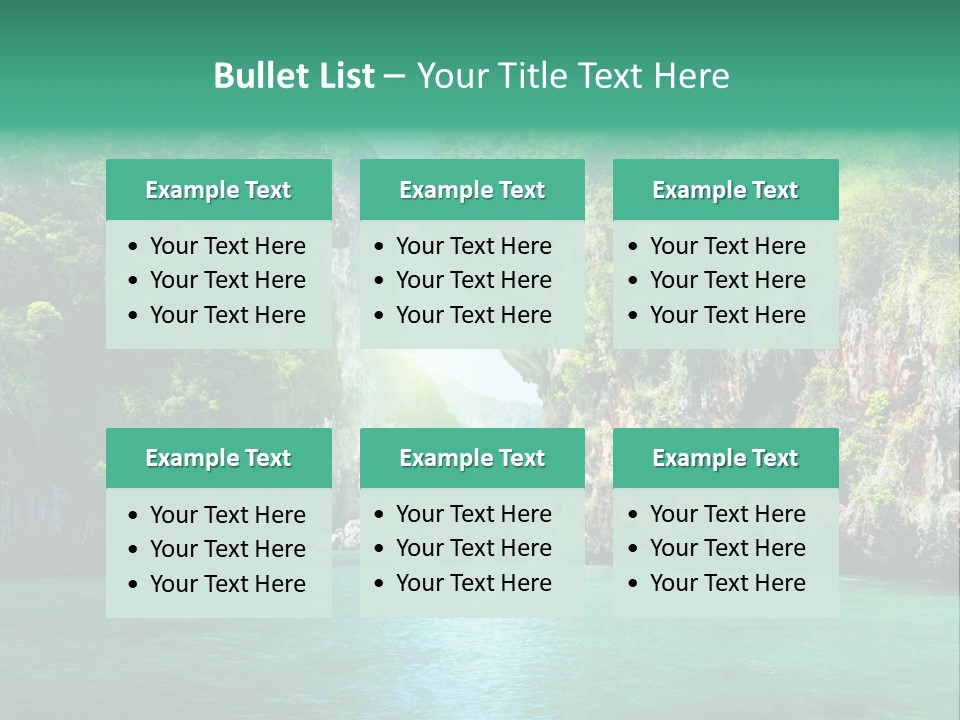 Nobody Beautiful Wave PowerPoint Template