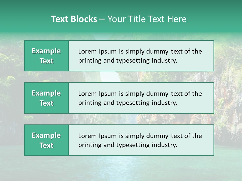 Nobody Beautiful Wave PowerPoint Template