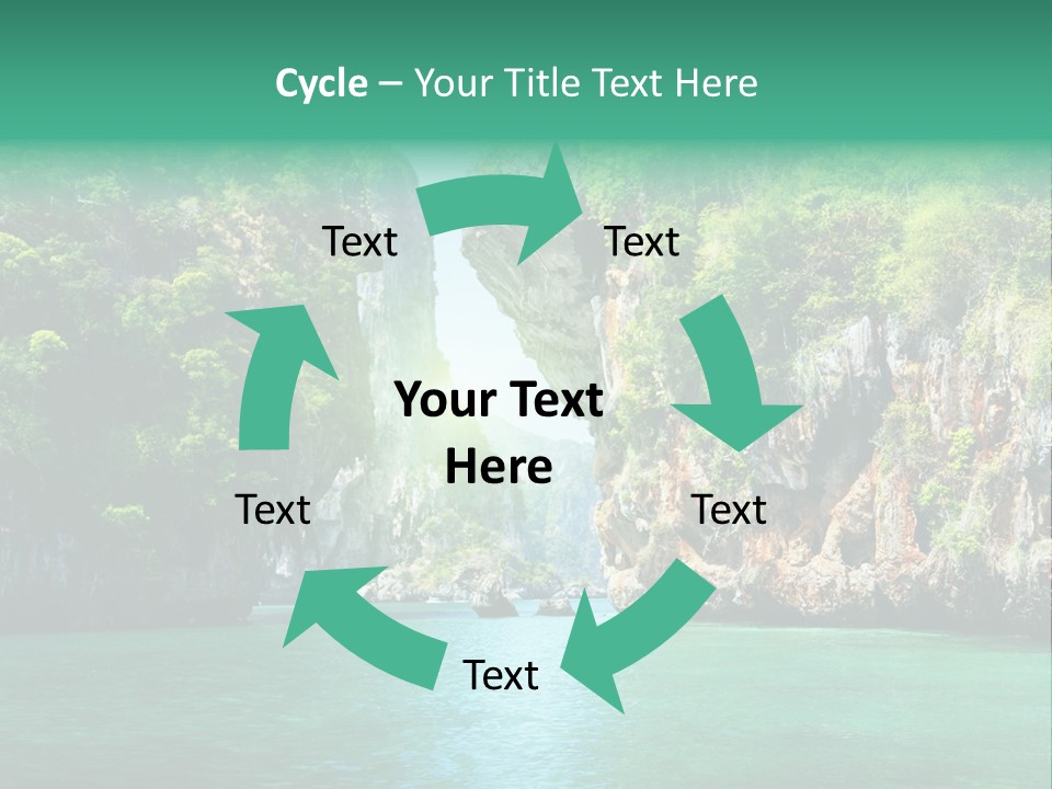 Nobody Beautiful Wave PowerPoint Template