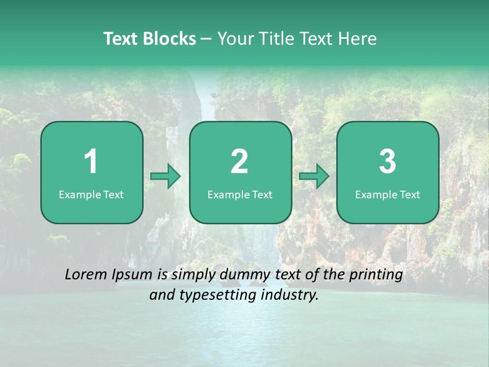 Nobody Beautiful Wave PowerPoint Template