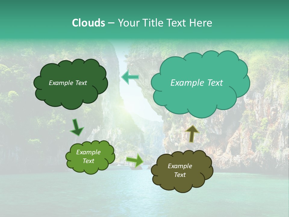 Nobody Beautiful Wave PowerPoint Template