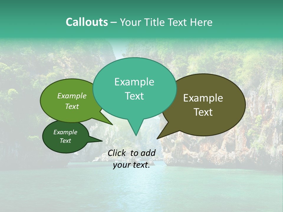 Nobody Beautiful Wave PowerPoint Template