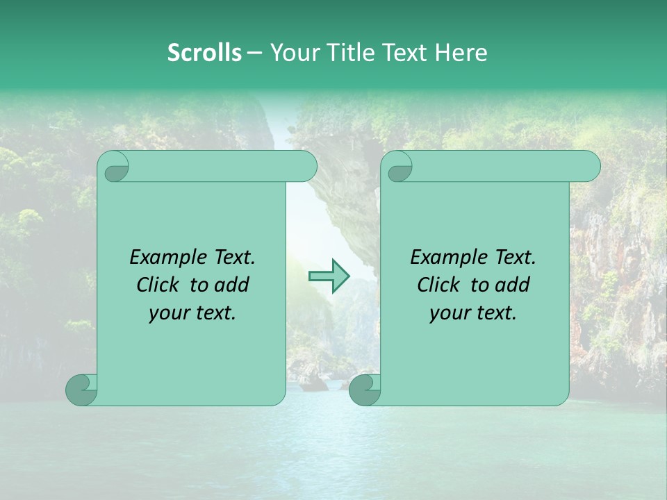 Nobody Beautiful Wave PowerPoint Template