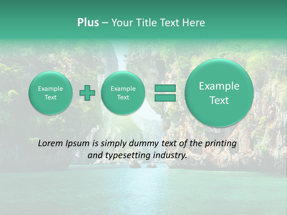Nobody Beautiful Wave PowerPoint Template