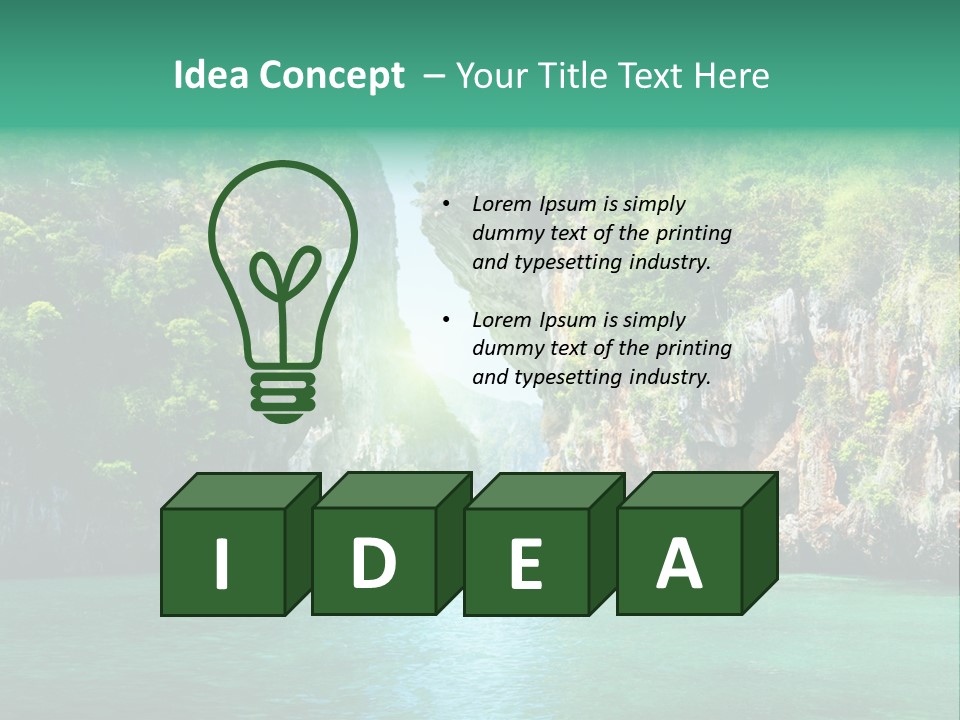 Nobody Beautiful Wave PowerPoint Template