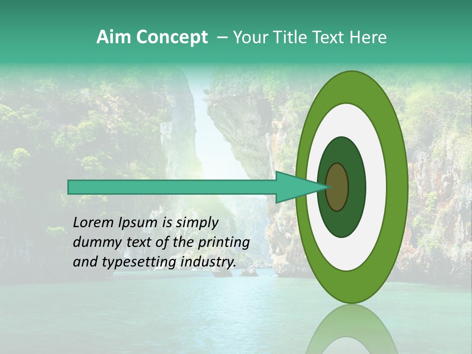 Nobody Beautiful Wave PowerPoint Template