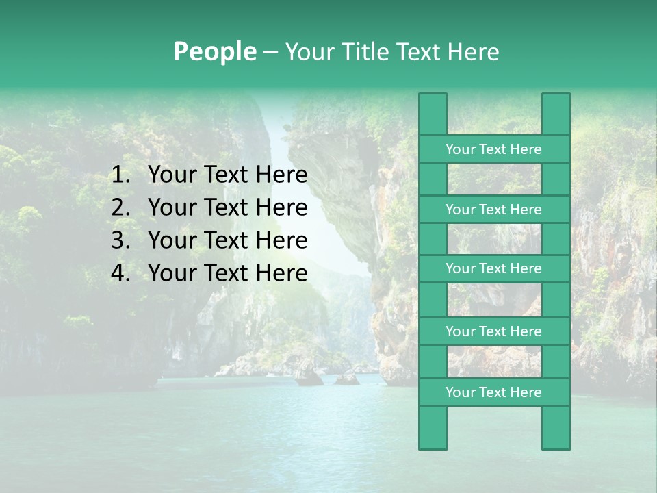 Nobody Beautiful Wave PowerPoint Template