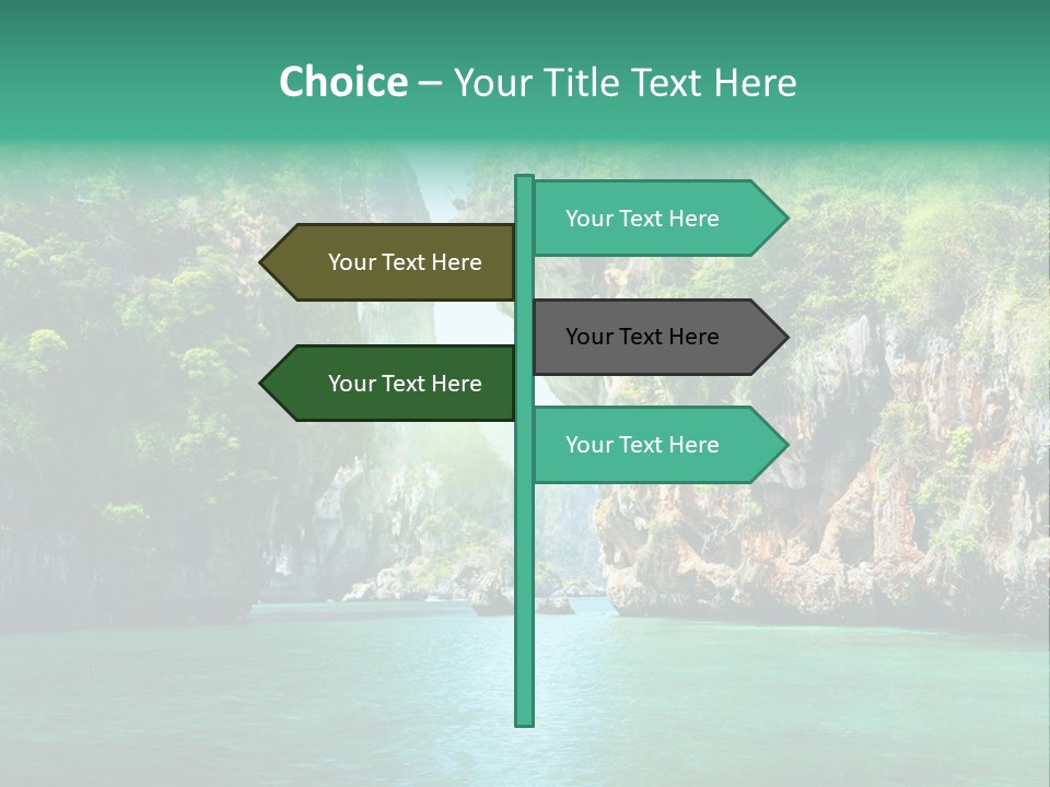 Nobody Beautiful Wave PowerPoint Template