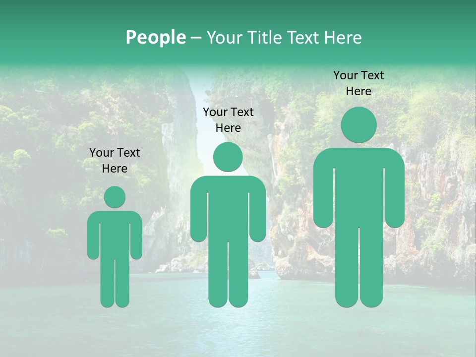 Nobody Beautiful Wave PowerPoint Template