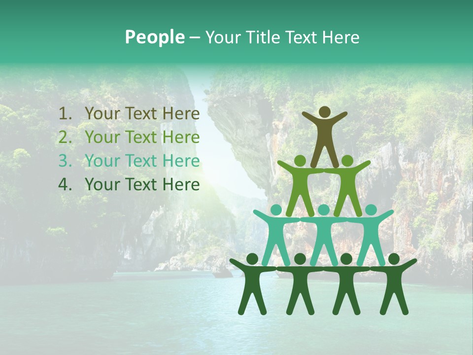 Nobody Beautiful Wave PowerPoint Template