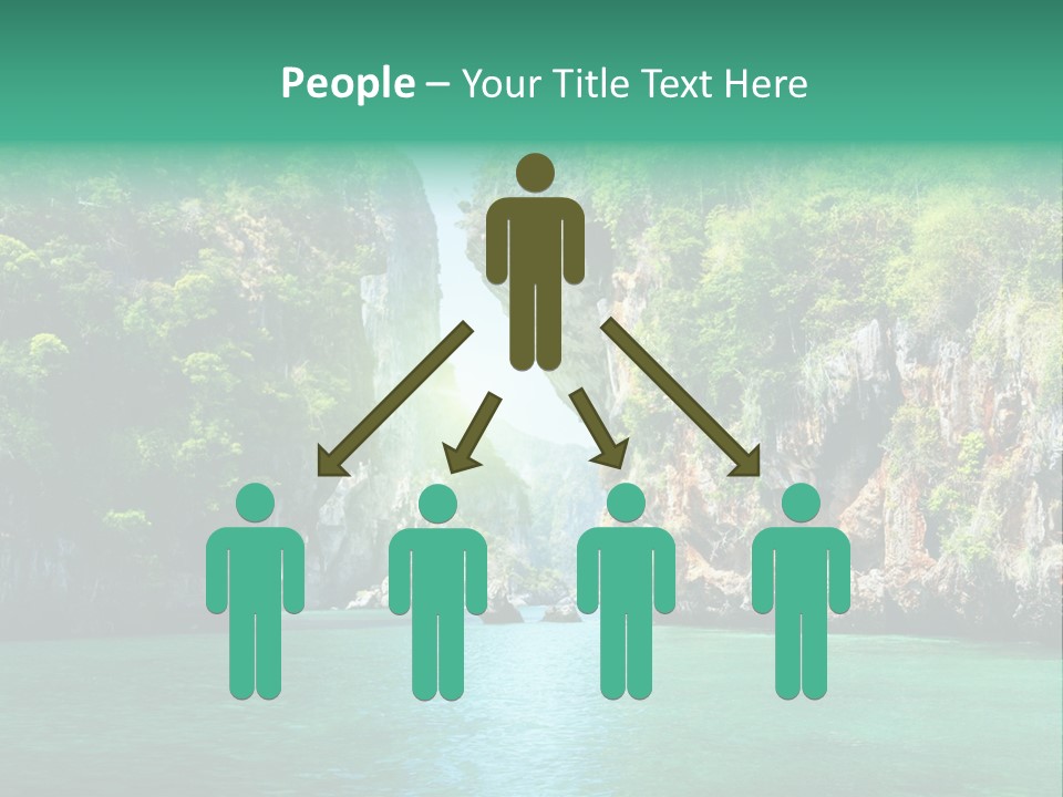 Nobody Beautiful Wave PowerPoint Template