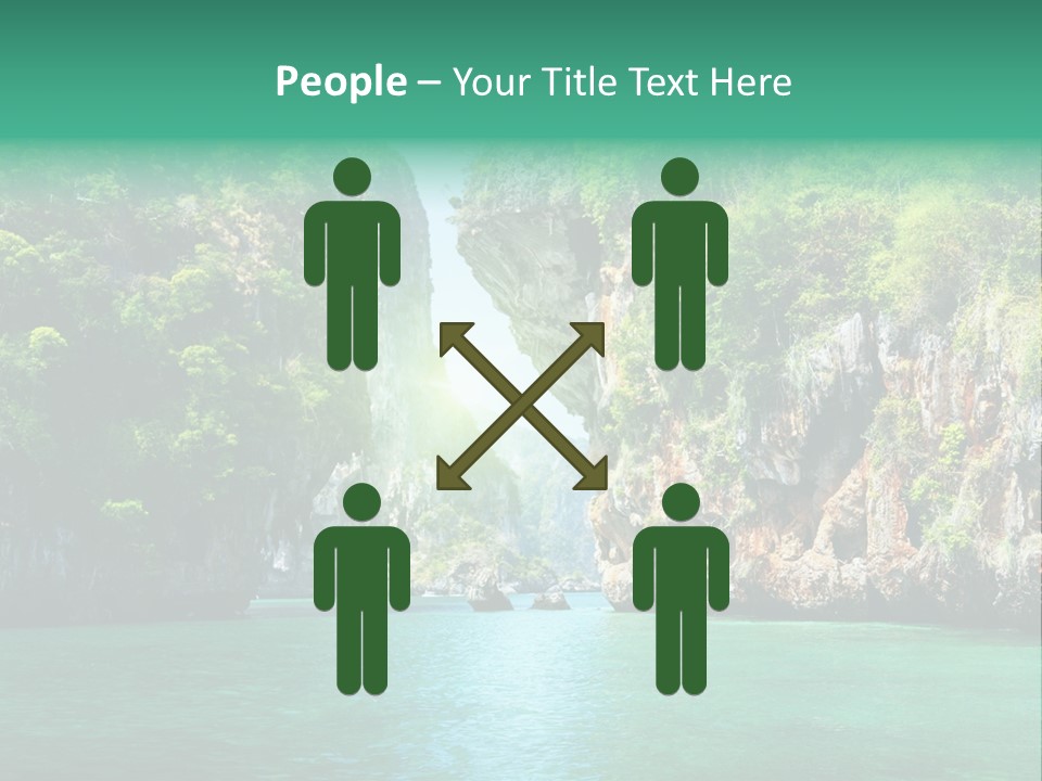 Nobody Beautiful Wave PowerPoint Template