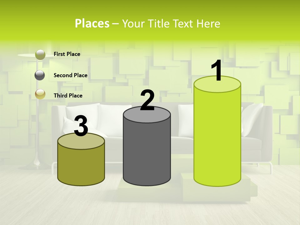 Color Background Green PowerPoint Template