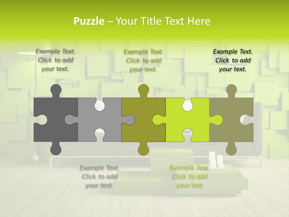 Color Background Green PowerPoint Template