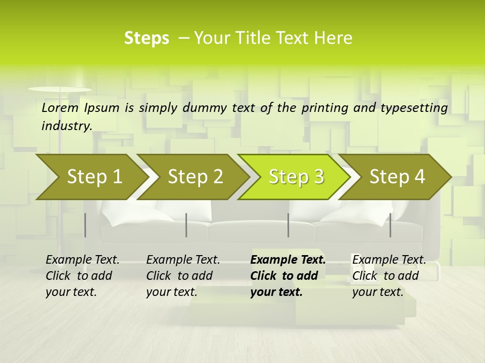 Color Background Green PowerPoint Template