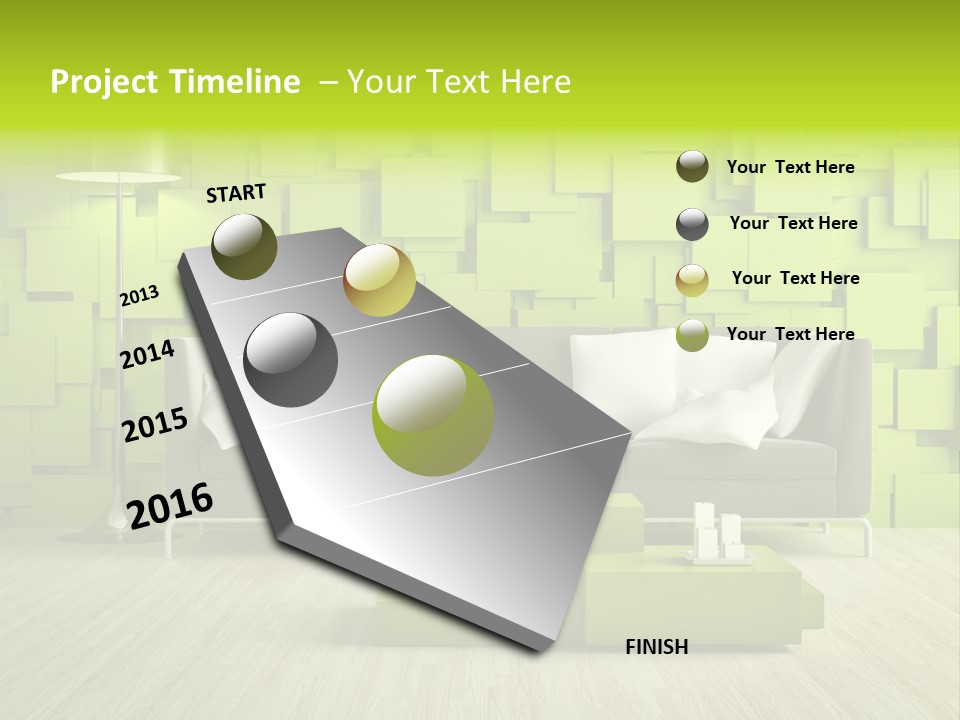 Color Background Green PowerPoint Template