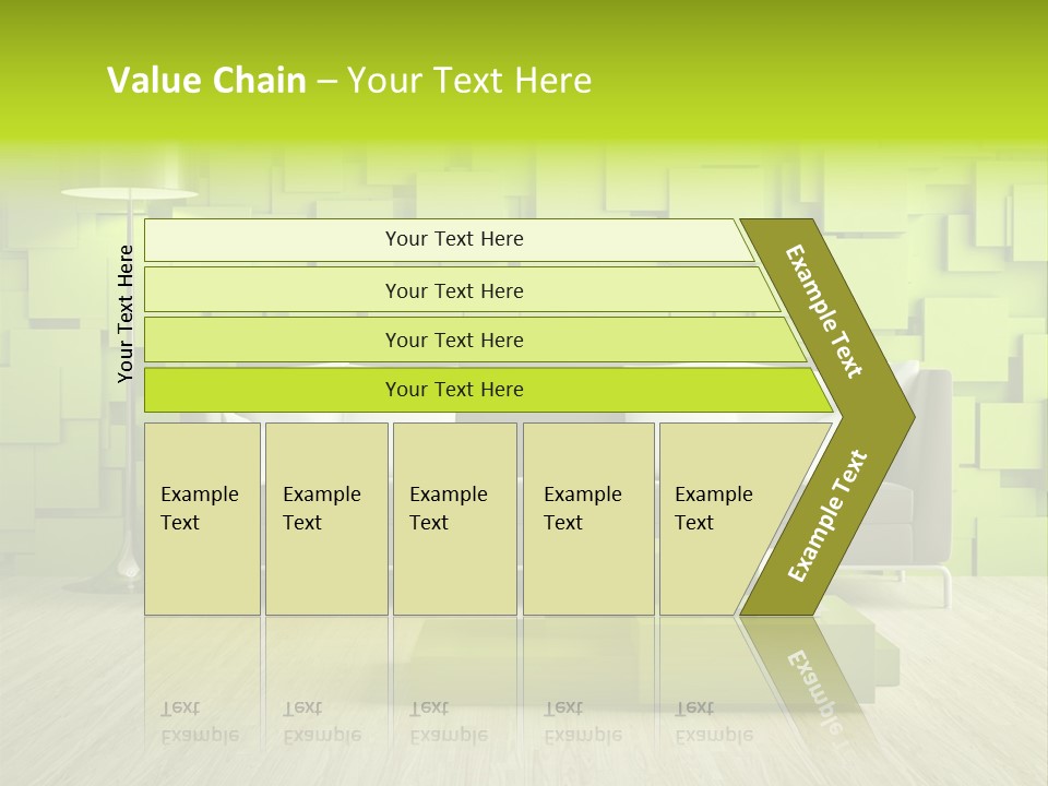 Color Background Green PowerPoint Template