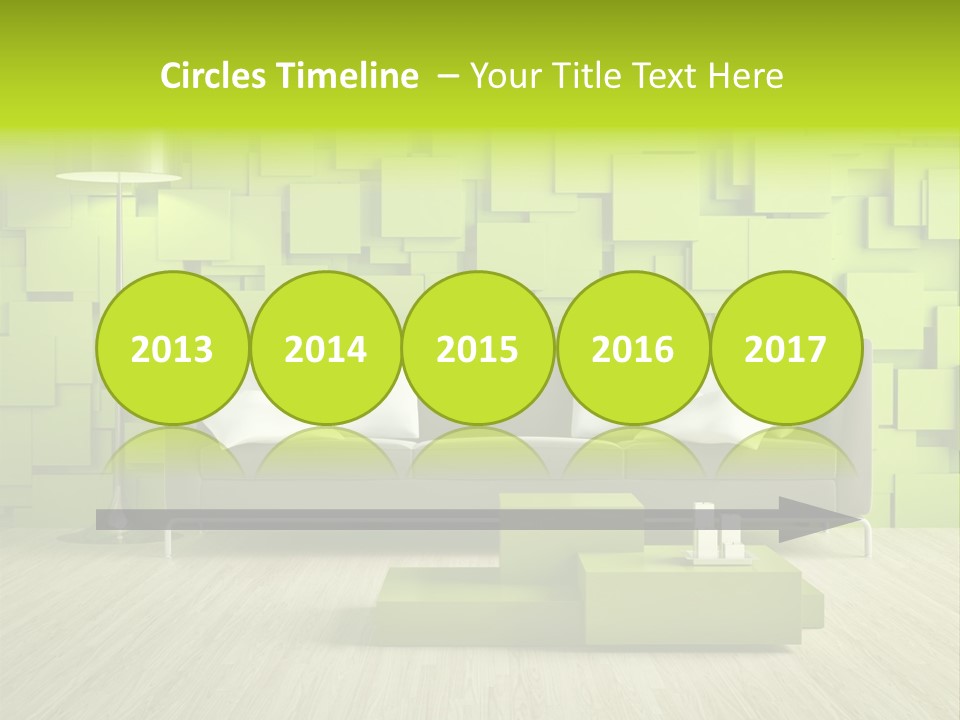 Color Background Green PowerPoint Template