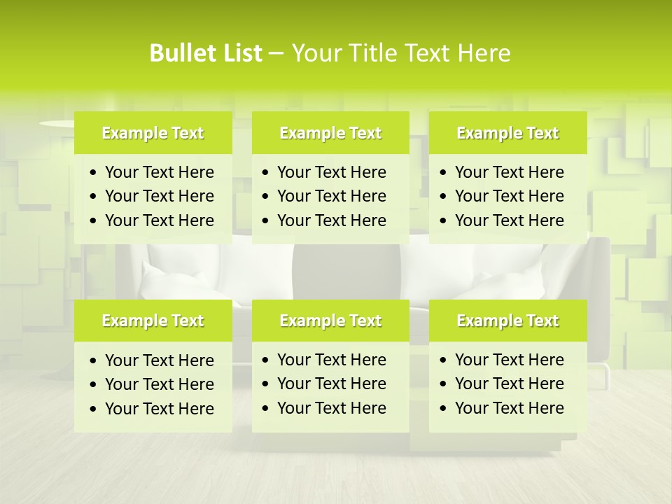 Color Background Green PowerPoint Template