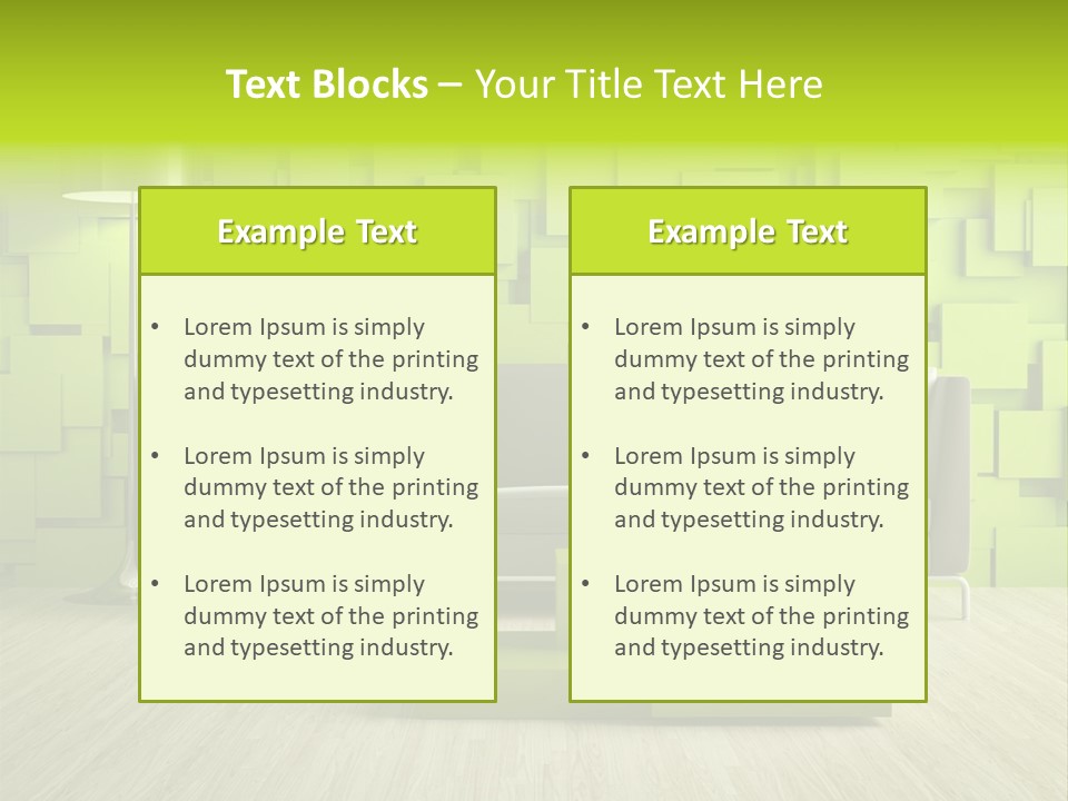 Color Background Green PowerPoint Template