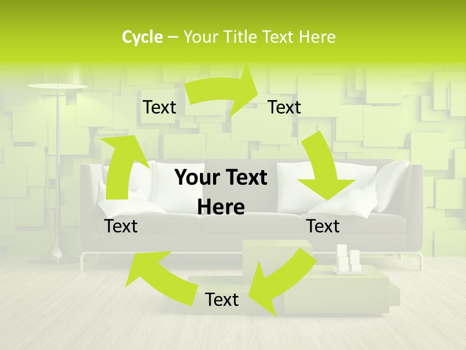 Color Background Green PowerPoint Template