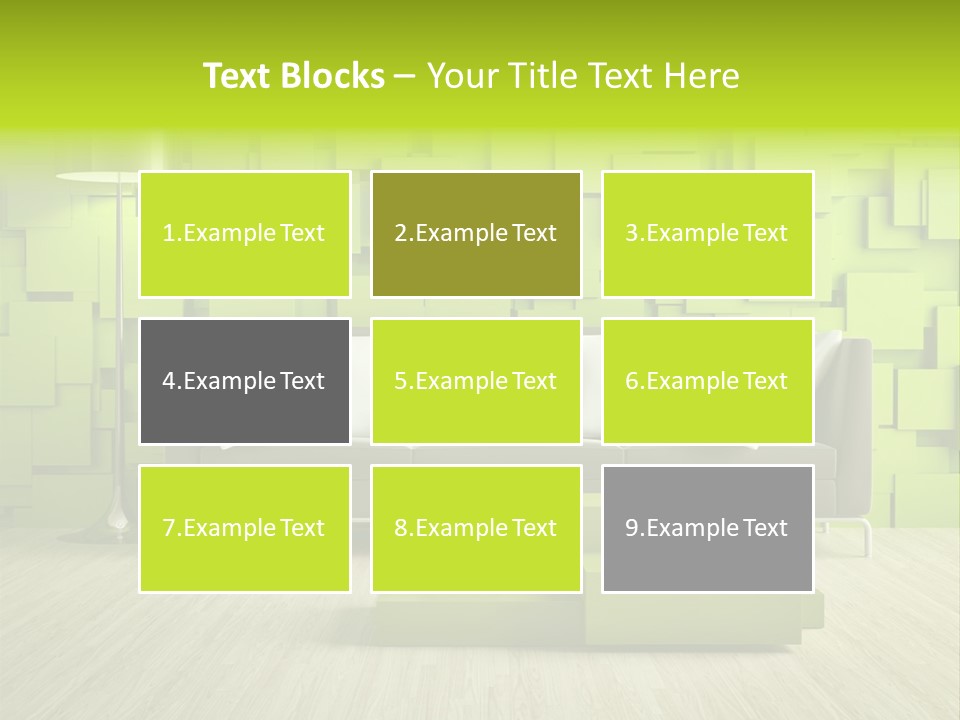 Color Background Green PowerPoint Template