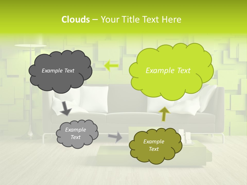Color Background Green PowerPoint Template