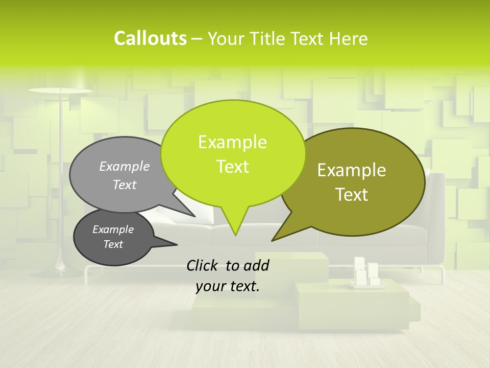 Color Background Green PowerPoint Template