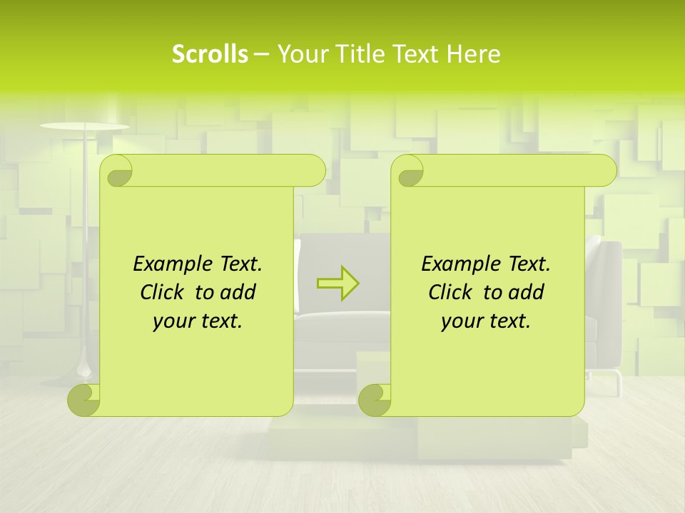 Color Background Green PowerPoint Template